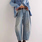 Free People - Good Luck Mid-rise Barrel Jeans