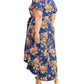 Vestido BCX Feminino Trendy Plus High Low Azul Tamanho 2X