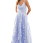 Vestido infantil bordado floral BCX, roxo, tamanho 9