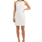 Vestido justo com decote profundo e recortes BCX Junior, tamanho X-S