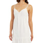 Vestido BCX Junior com ilhós branco tamanho XX-G