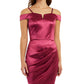 Vestido assimétrico ombro a ombro BCX Junior vermelho tamanho 9