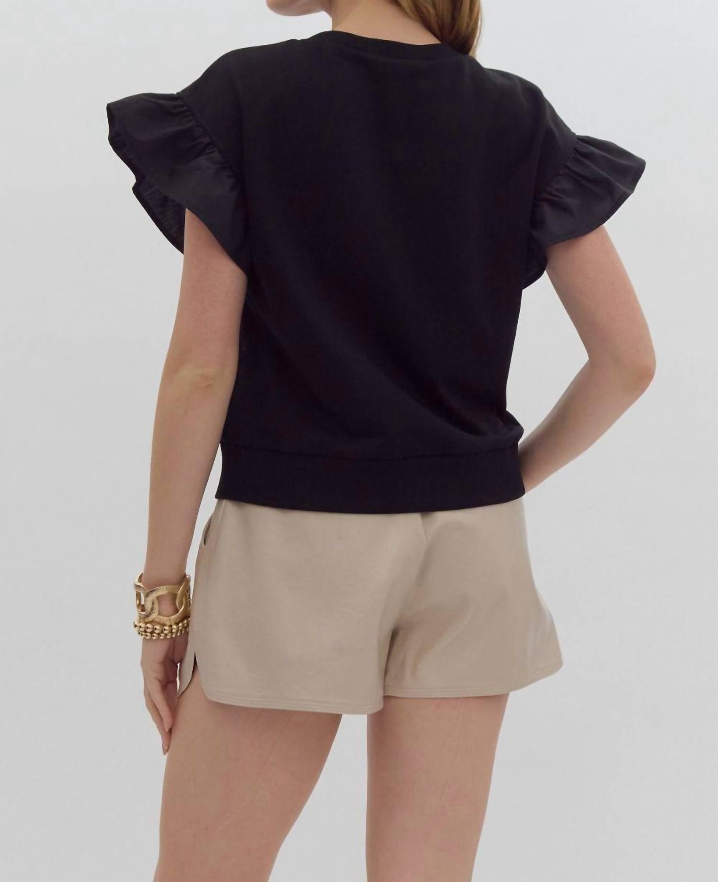 Entro - Ruffled Ribbon Top