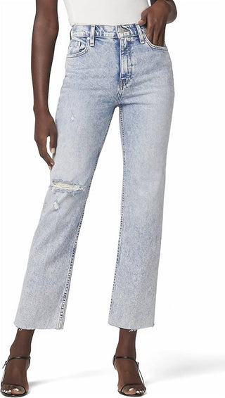 Hudson - Remi High Rise Straight Cropped Jean