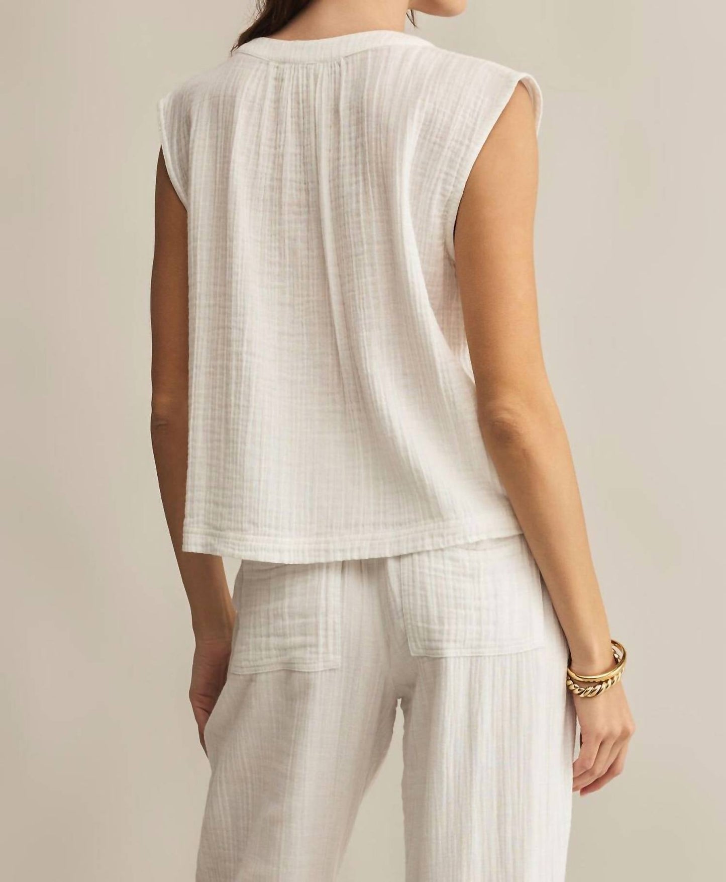 Z Supply - Cliffside V-neck Airy Gauze Top