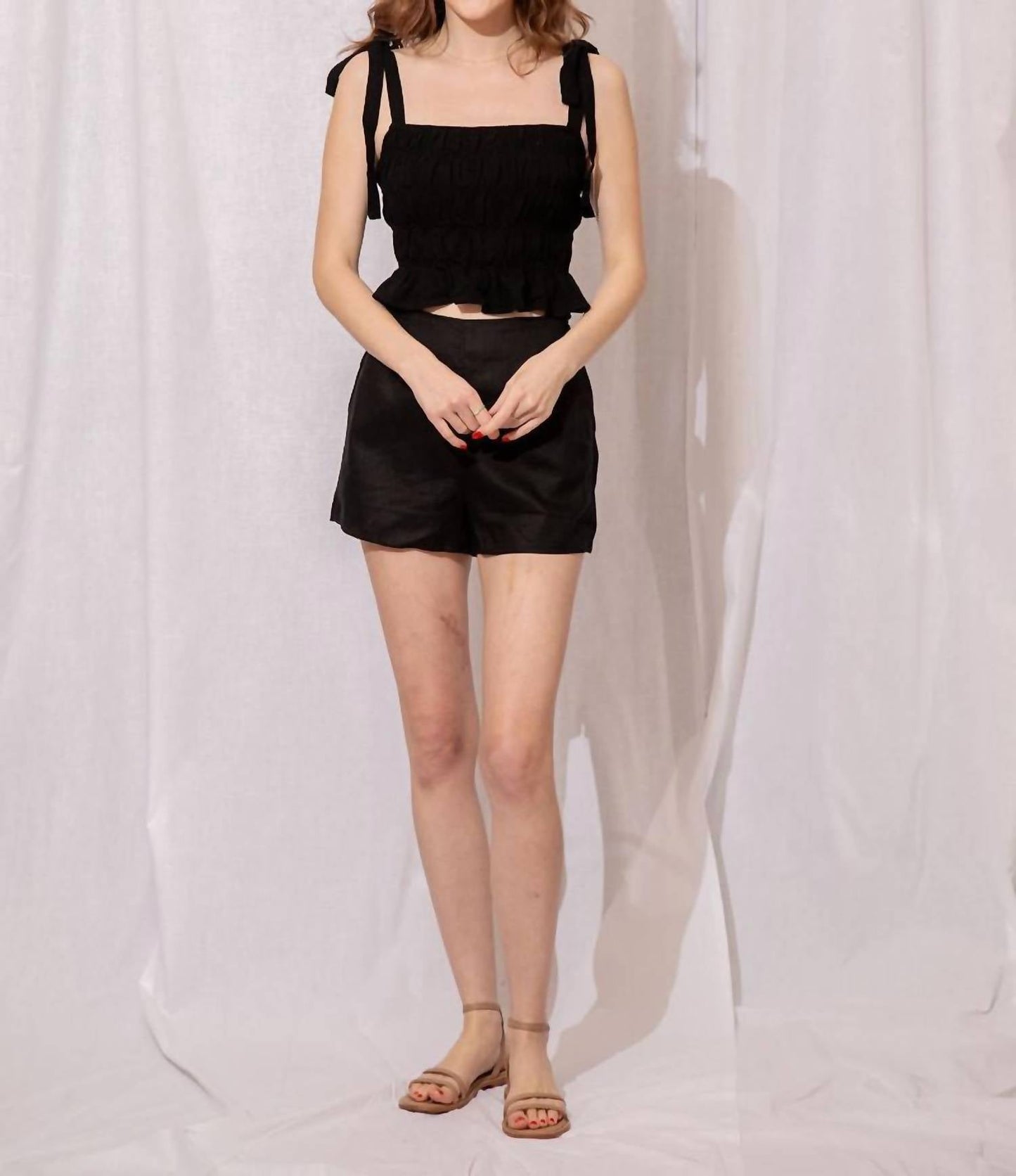 Miou Muse - Morgan Linen Shorts