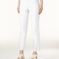 Calça Eileen Fisher Feminina System Lavável Crepe Slim Leg Tornozelo Branca Tamanho Grande