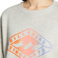 Moletom feminino Billabong Diamond Life Graphic cinza tamanho P