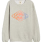 Moletom feminino Billabong Diamond Life Graphic cinza tamanho P