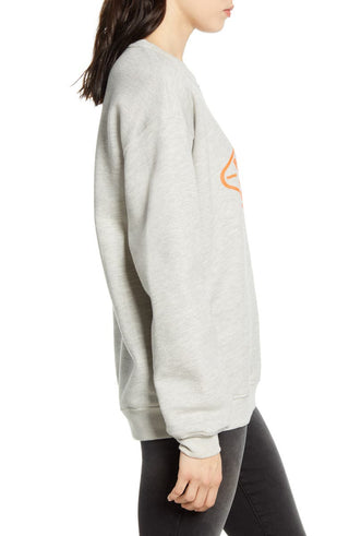 Moletom feminino Billabong Diamond Life Graphic cinza tamanho P