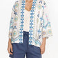 Johnny Was - Oriel Cropped Linen Kimono