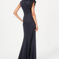 Vestido de festa feminino Jessica Howard com babados e glitter, azul, tamanho 12