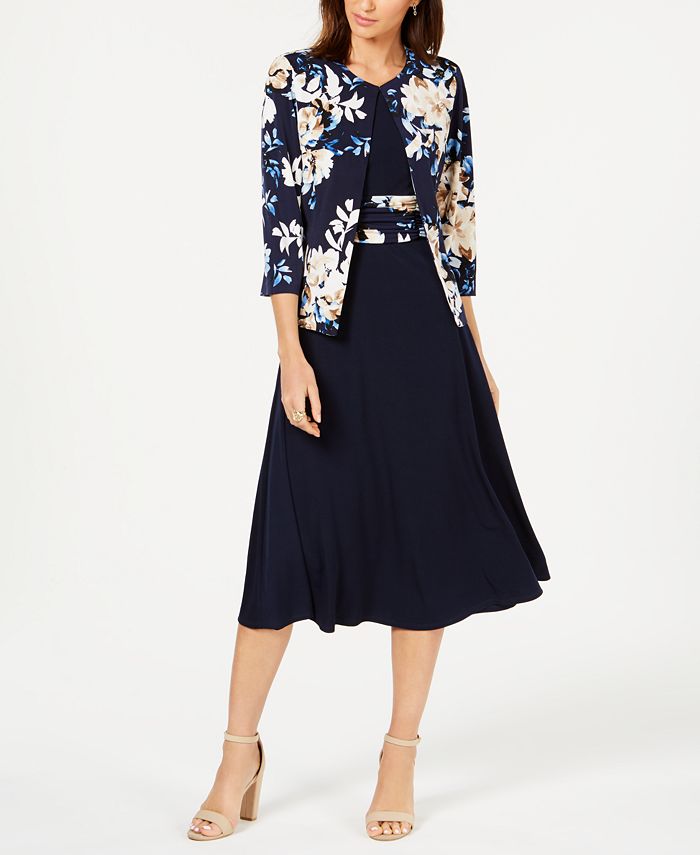 Blusa feminina de manga comprida Jessica Howard, azul, tamanho 12