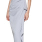 Vestido feminino Vince Camuto com decote ombro a ombro, azul, tamanho 12