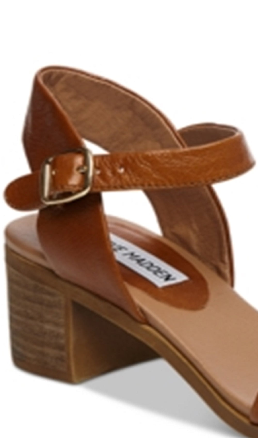Sandália feminina Steve Madden April Block Heel, marrom, tamanho 9 M