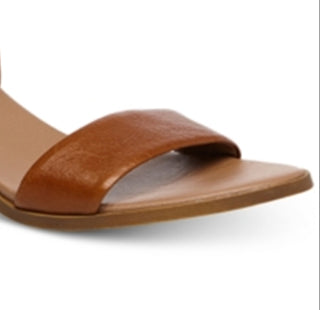 Sandália feminina Steve Madden April Block Heel, marrom, tamanho 9 M