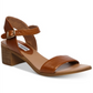 Sandália feminina Steve Madden April Block Heel, marrom, tamanho 9 M
