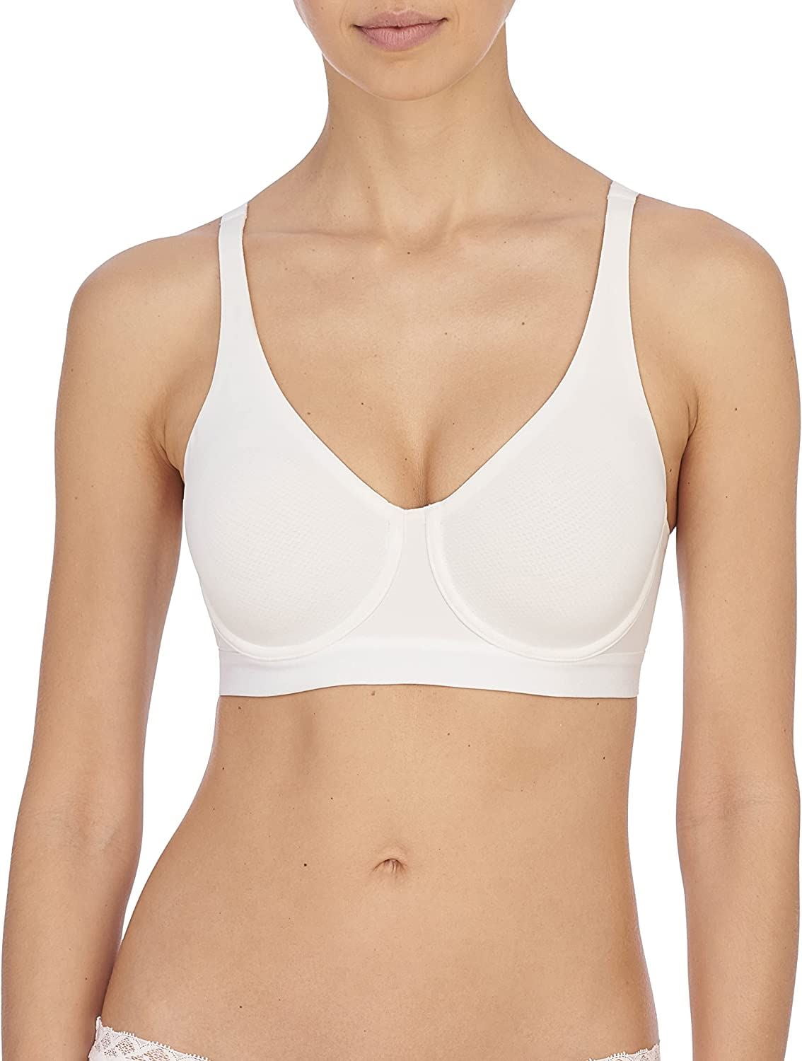 Sutiã esportivo Natori feminino branco Recharge tamanho 40DDD