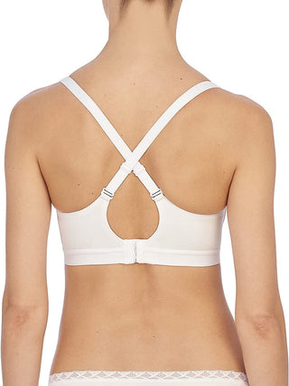 Sutiã esportivo Natori feminino branco Recharge tamanho 40DDD