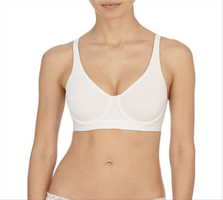 Sutiã esportivo Natori feminino branco Recharge tamanho 40DDD