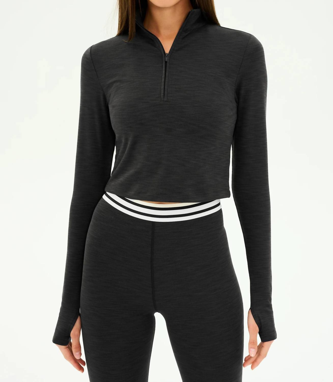Splits59 - Stevie Active Rib Half Zip Sweater