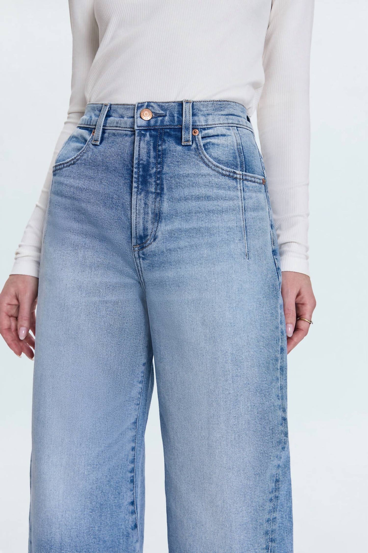 Pistola - Kyra High Rise Bowed Ankle Jeans