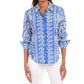 Karen Kane - Ruched Sleeve Button-Up Shirt