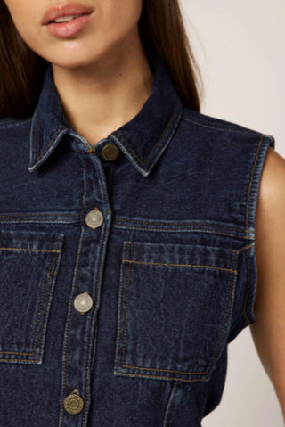 Cleobella - Colete Jeans Franka