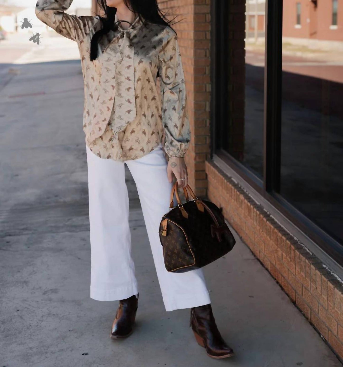 2Flyco - Brimstone Tie Front Blouse