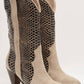Free People - Women's Snakeskin Feather Heel Boot