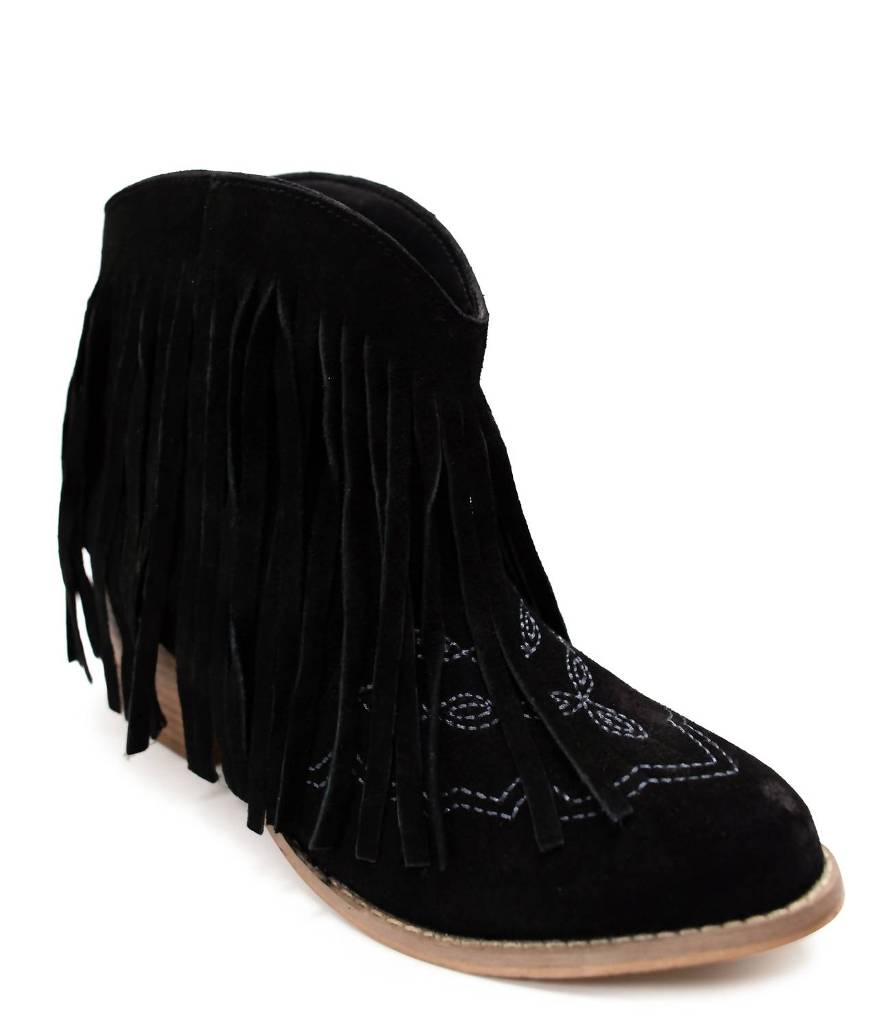 Naughty Monkey - Women's Amos Fringe Ankle Bootie