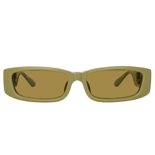 Linda Farrow - ÓCULOS DE SOL RETANGULARES TALITA FEMININOS