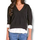 Elan - Winnie 2 In 1 Sweater Top