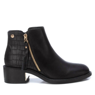 Xti - Botas de cano curto femininas de couro sintético
