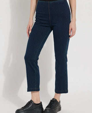 Lysse - Calça Jeans Bootcut Baby Denim com Cano Curto