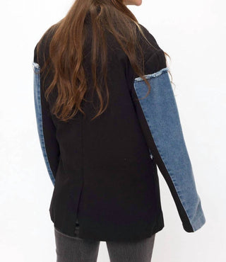 Coalition La - Blazer Joanne Denim Accent Statement