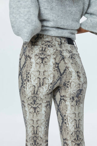 Pistola - Calça Jeans Lennon Crop Boot de Cintura Alta