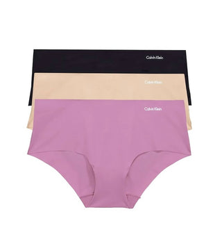 Calvin Klein - PACOTE COM 3 HIPSTER INVISÍVEIS FEMININOS