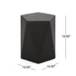 Side Table With Geometric Design