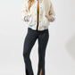Baevely By Wellmade - Cloud Nine Varsity Jacket