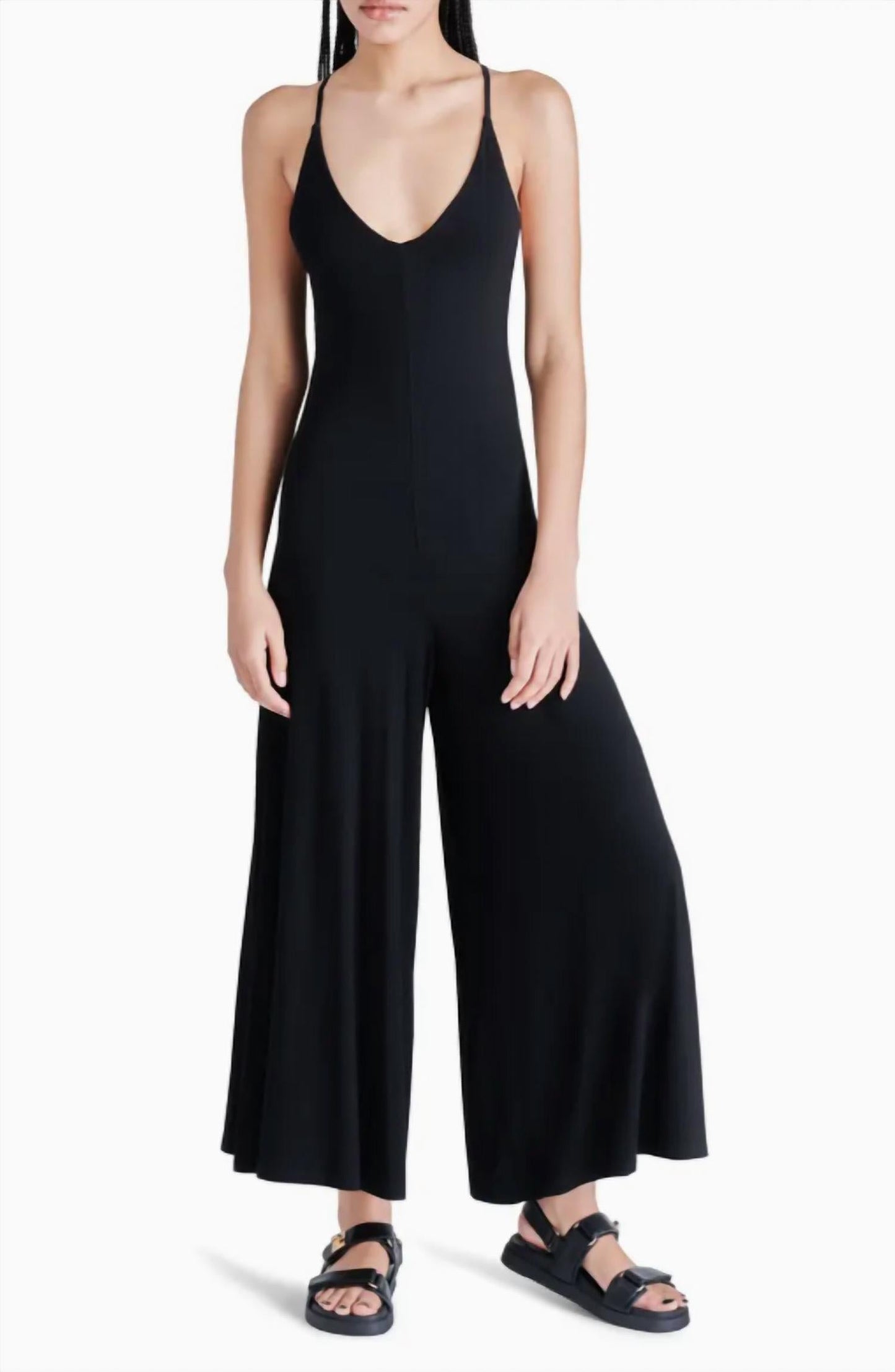 Steve Madden - Davina Wide Leg Jersey Jumpsuit
