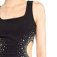 Entro - Karola Sides Cut-Outs Embellished Mini Dress