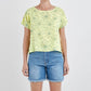Cut Loose - Women's Daisy Cap Sleeve Hi Lo Top