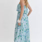 Entro - Floral Strapless Maxi Dress