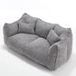 Comfortable Dual Beanbag Chair With High Resilience Foam Core For 2 People