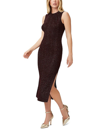 Vestido de malha Paige Marium, cor vinho, tamanho pequeno