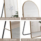 The 4th Generation Floor Mounted Full Length Mirror with Gold Frame