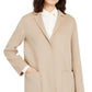 Sobretudo feminino Weekend Max Mara de comprimento médio, marrom, tamanho 12