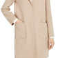 Sobretudo feminino Weekend Max Mara de comprimento médio, marrom, tamanho 12