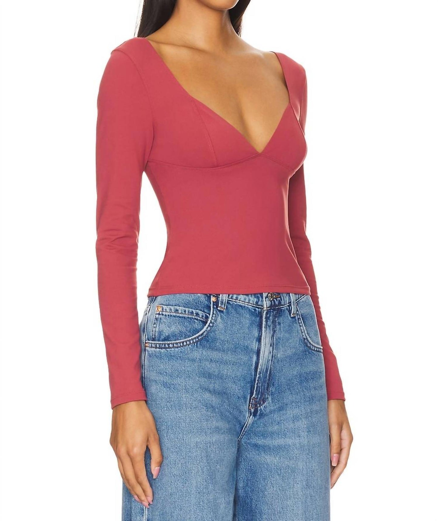 Free People - Duo Corset Long Sleeve Top